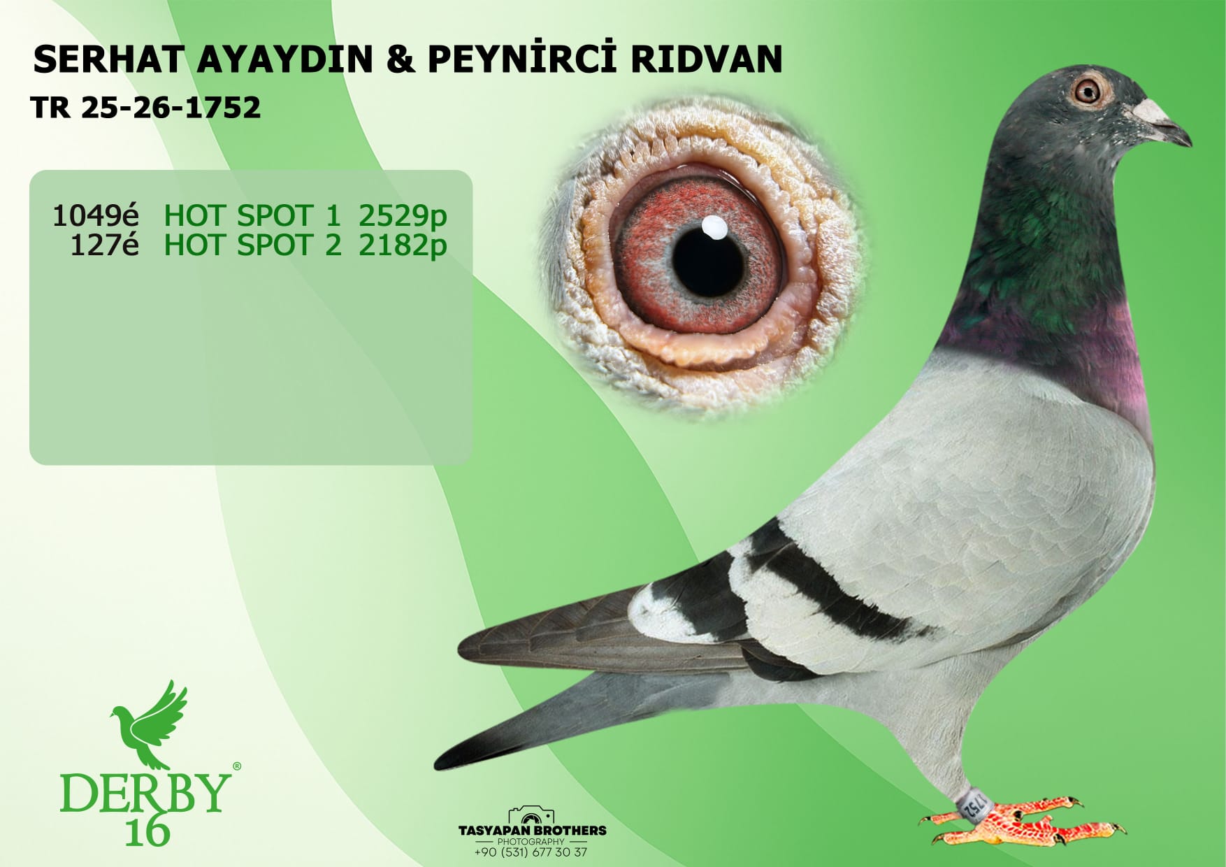 TR26-25-1752 DERBY 16 FİNAL 127 ALİ AKTAŞ SUNAY NİYAZİ